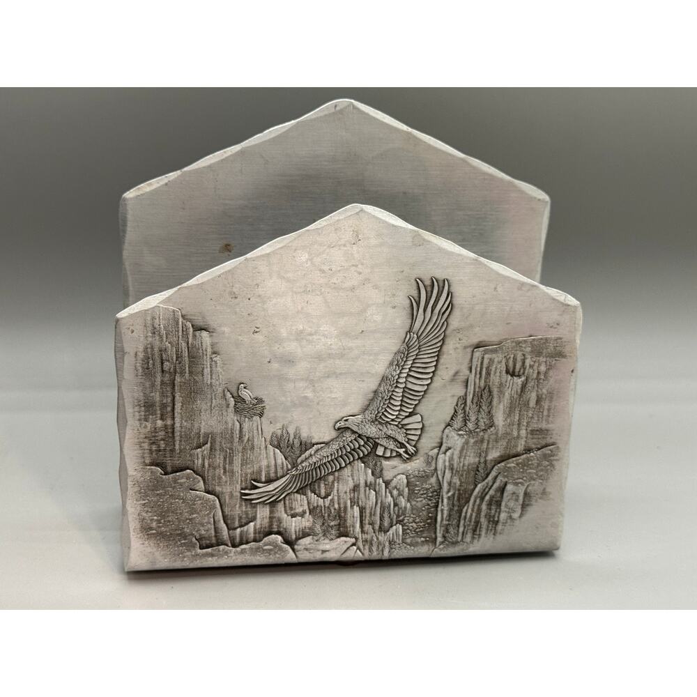 Wendell August Bald Eagle Mountains Nest Napkin Holder Display